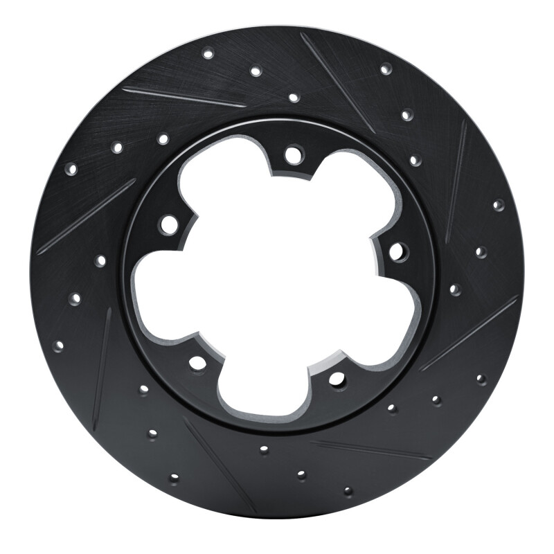 Ford Transit-150 Brake Rotor (1) - Rear Right - R1 Concepts - Drilled & Slotted - Black - `15-`25 Ford Transit-150 Brake Rotor (1) - Rear Right - R1 Concepts - Drilled & Slotted - Black - `15-`25